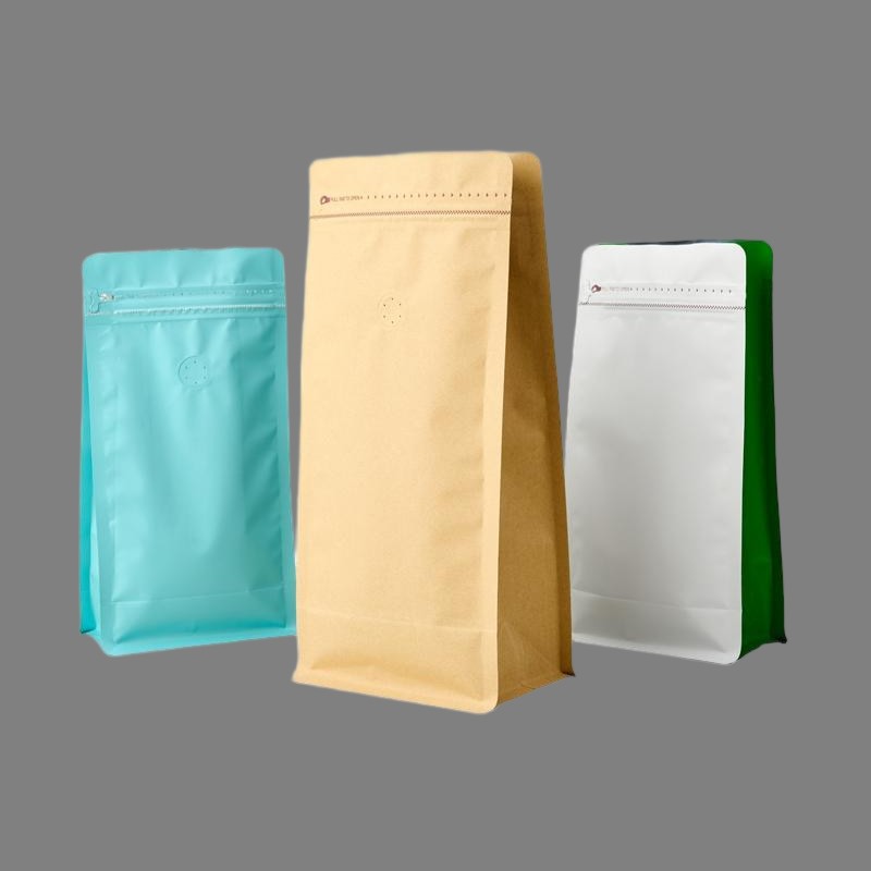 coffee flat bottom pouch with valve (5)